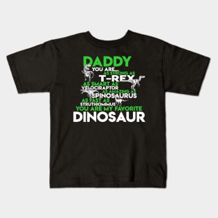 Daddy Dinosaur Kids T-Shirt